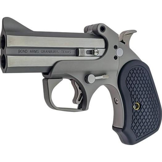 Bond Arms Rowdy XL Handgun .45 LC/.410 2rd Capacity 3.5" Barrel Stainless Steel with Black Grips .45 Colt