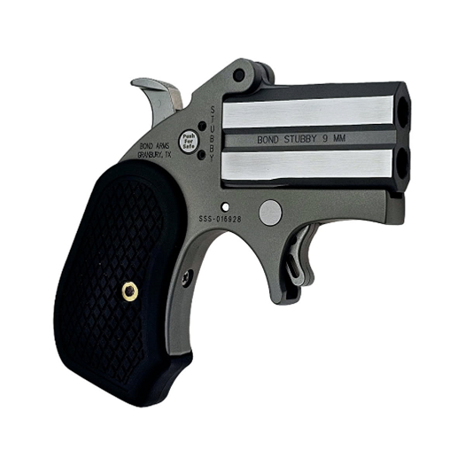 Bond Arms Stubby B6 w/Extended Grip Handgun 9mm Luger 2rd Capacity 2.2 Barrel Stainless Finish