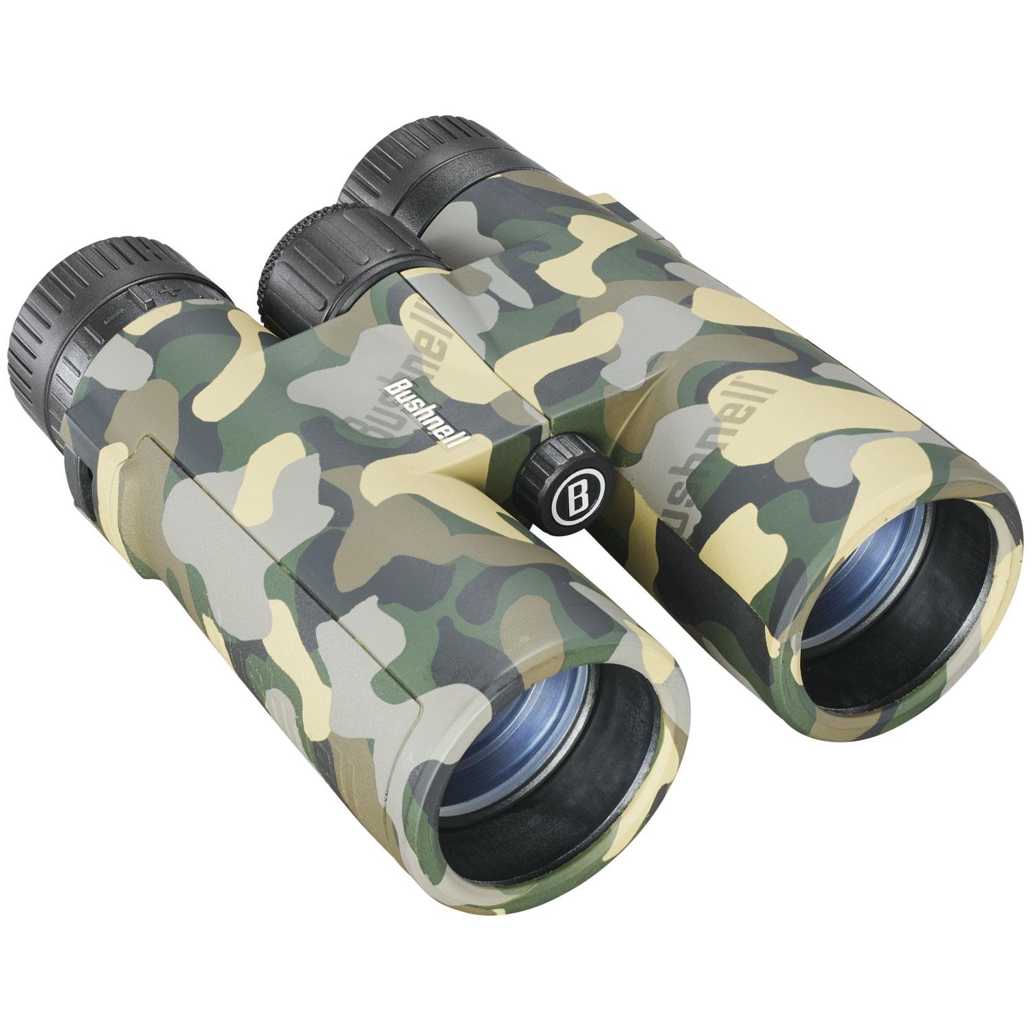Bushnell Woodland Camo Binocular 10x42 Roof Box