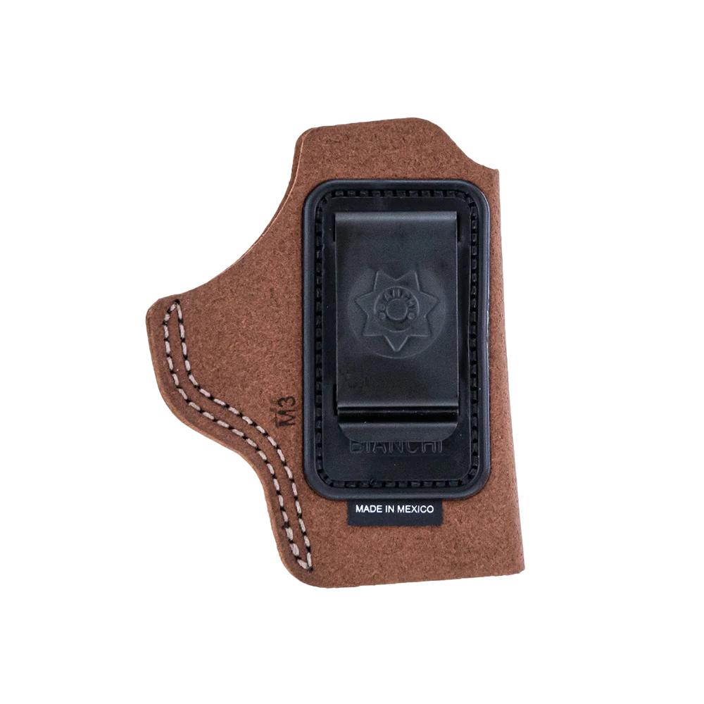 Rust Suede Waistband IWB Holster for Glock 43, Ruger LC9, Springfield XDS - Size 15