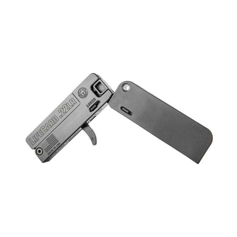 Trailblazer Firearms Trailblaer Firearms LifeCard .22WMR Single Action Handgun Sniper Grey