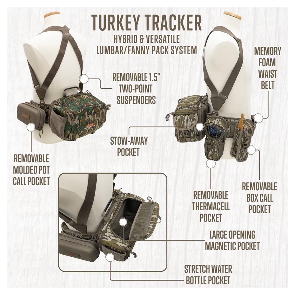 Alps Outdoorz Turkey Tracker Waist Pack Mossy Oak Bottomland