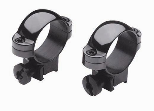 Burris Deluxe Solid Steel .22 Rings 1" Medium 0.80 Actual Height - Matte Scope Ring