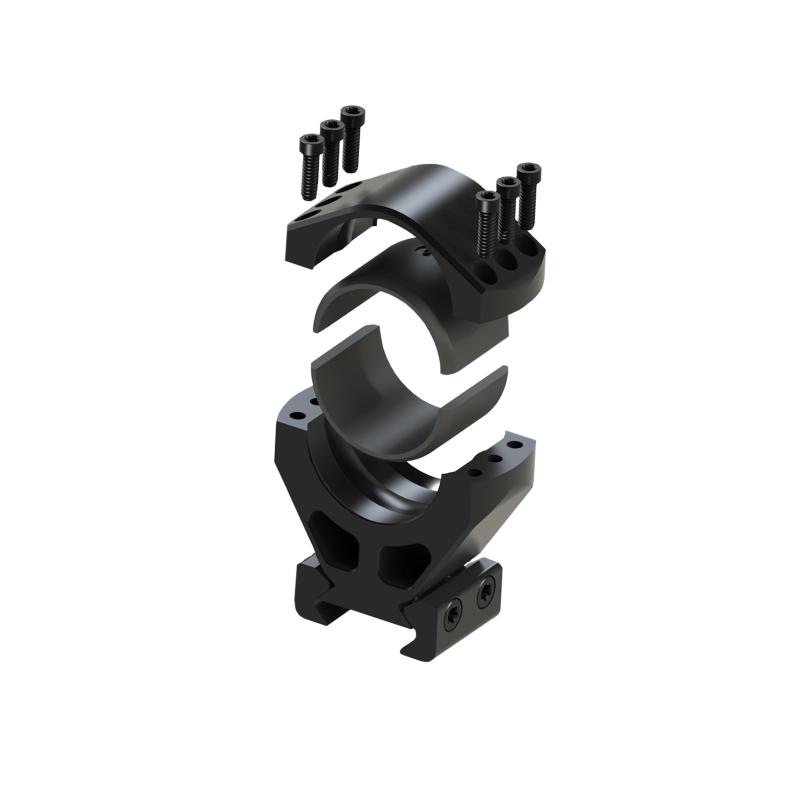 Burris Aluminum XTR Signature Scope Ring Set / Pos-Align Offset Inserts 1" Extra High - Matte