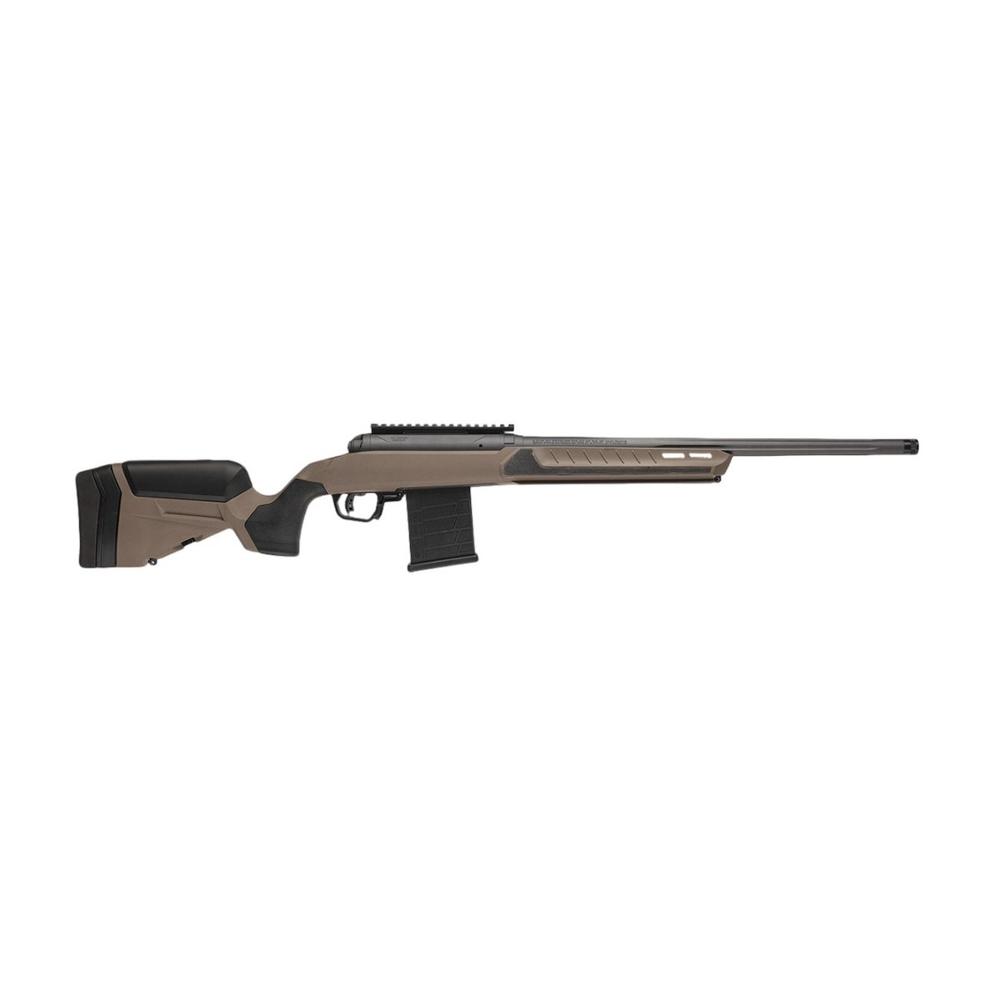 Savage 110 Core Tactical Left Hand Rifle .308 Win 10rd Magazine 24" Platinum Cerakoted Fluted Threaded Barrel Tan…