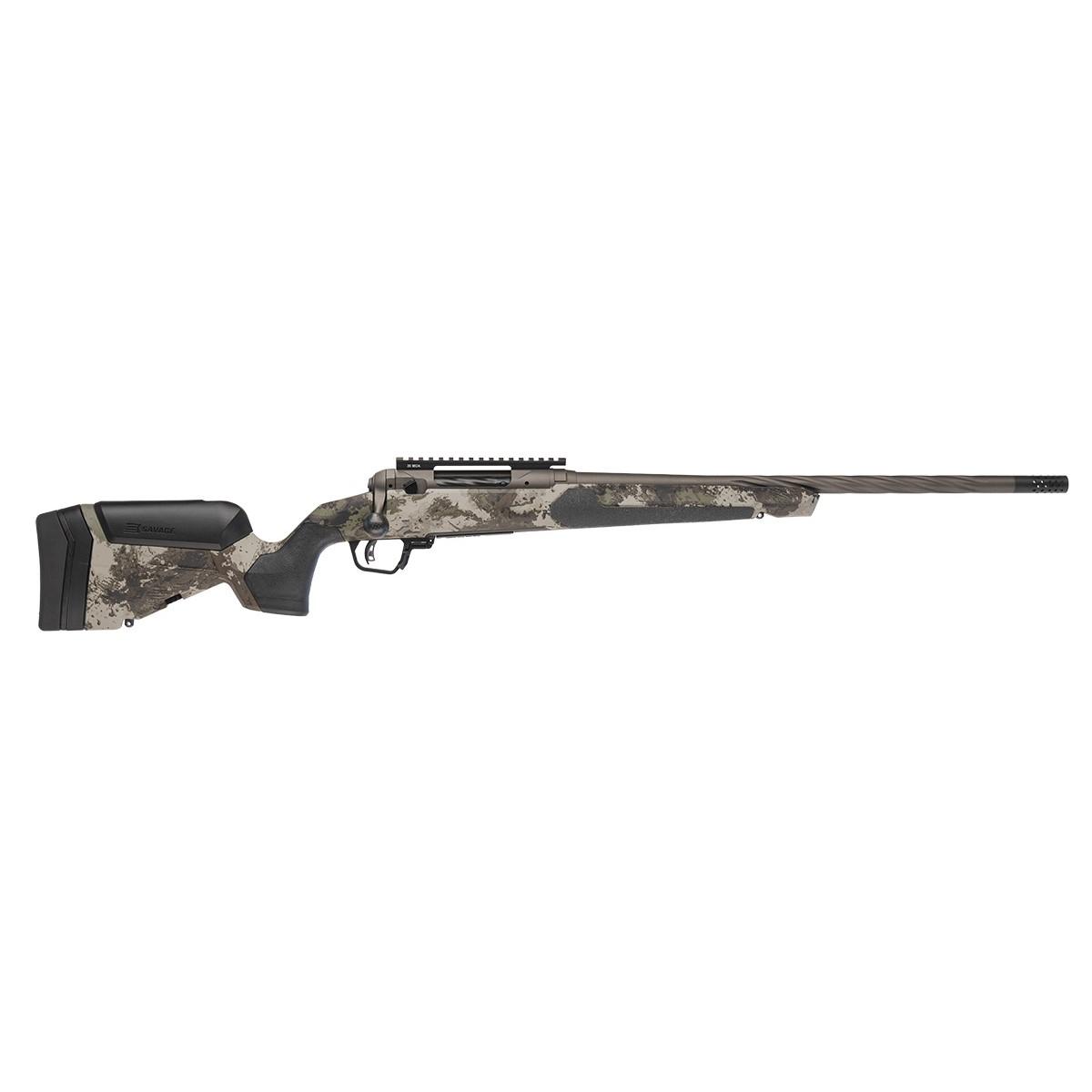 Savage 110 Core Hunter Pro Hunter Woodland Rifle 22 Creedmoor 4RD Magazine 24" Threaded Barrel Savage Woodland Synthetic Stock