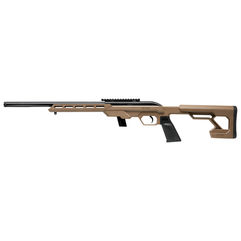 Savage Arms 64 Precision Rifle 22LR 20rd Magazine 16.5" Threaded Barrel FDE with Picatinny Rail