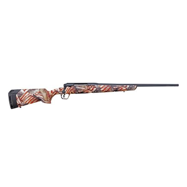 Savage Arms Axis II Rifle 6.5 Creedmoor 4rd Magazine 22" Barrel Red White -img-0