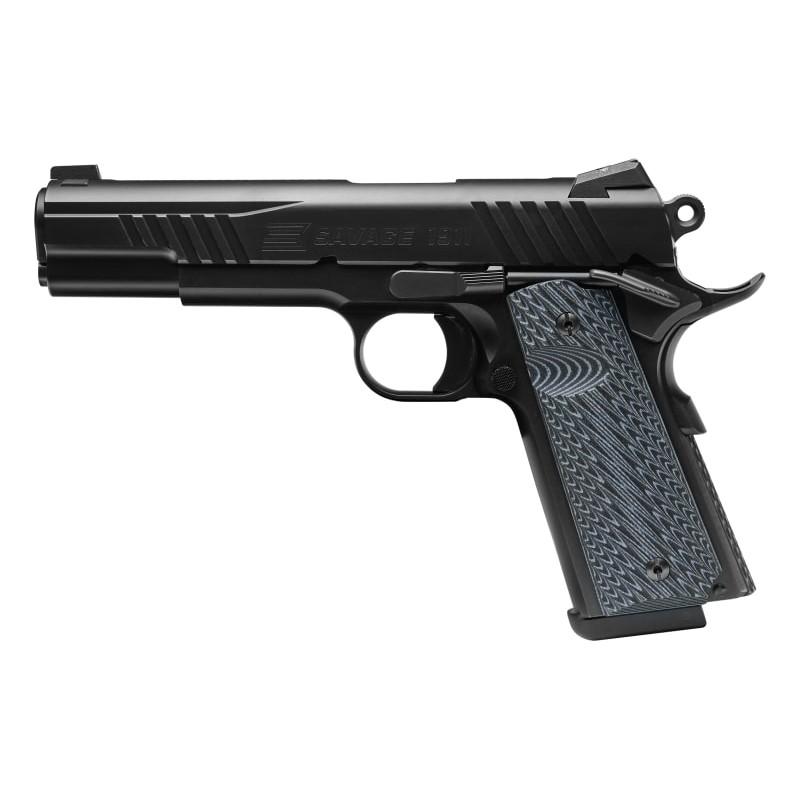 Savage 1911 Gov't Style Handgun .45 Auto 8rd Magazines (2) 5" Barrel Black .45 ACP