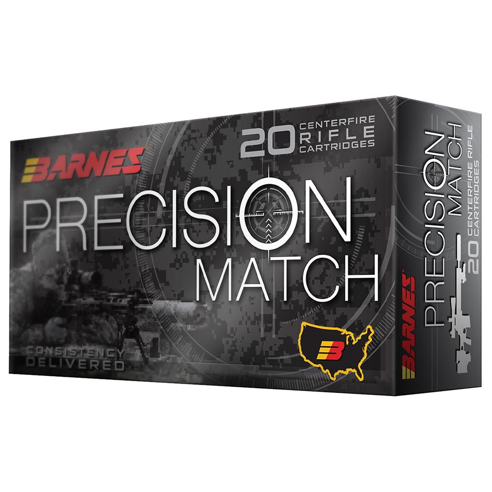 Barnes Precision Match Rifle Ammunition .300 Win Mag 220 gr OTM BT 20/ct