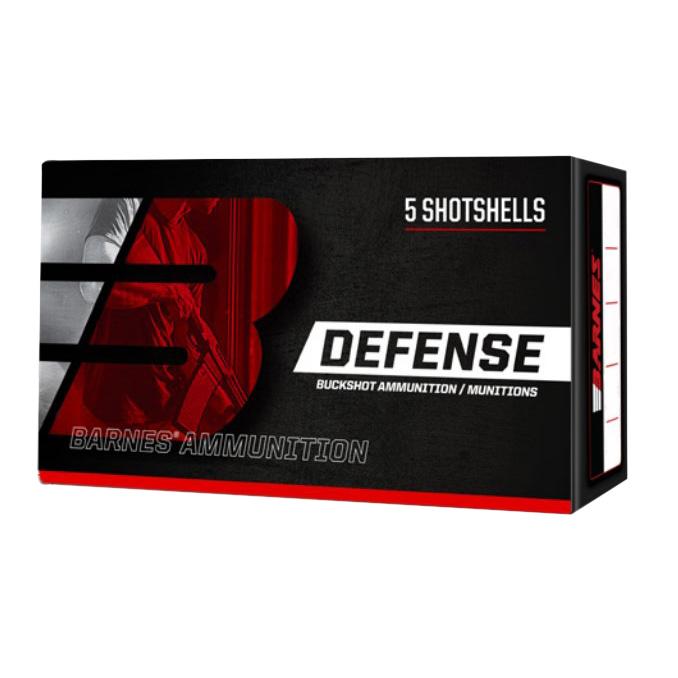 Barnes Defense Buckshot Shotshells 12ga 3 15 plts 1225 fps #00-img-0