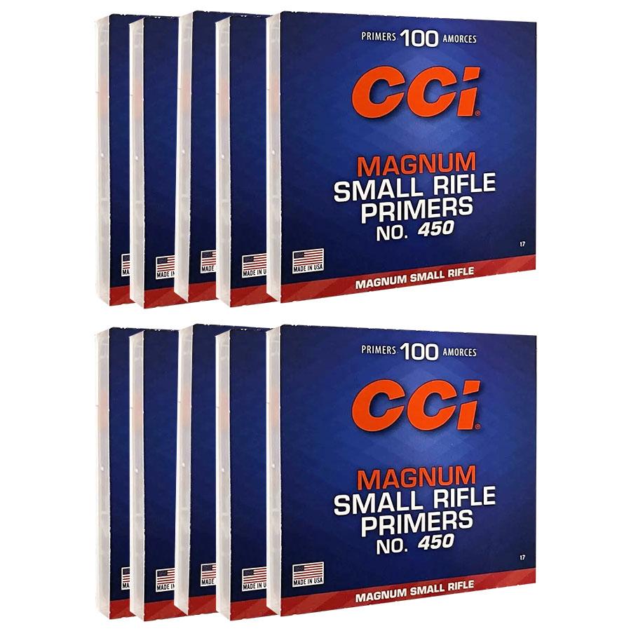 CCI Standard Primers #450 Mag Small Rifle 1000/ct