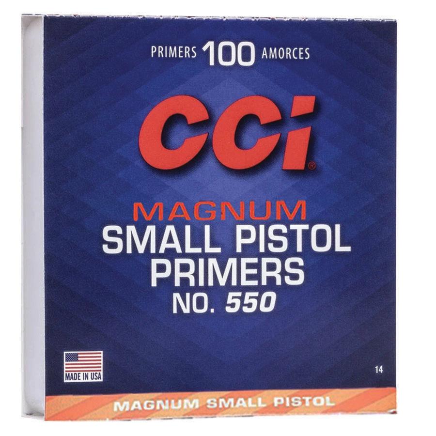 CCI Standard Primers #550 Magnum Small Pistol 1000/ct