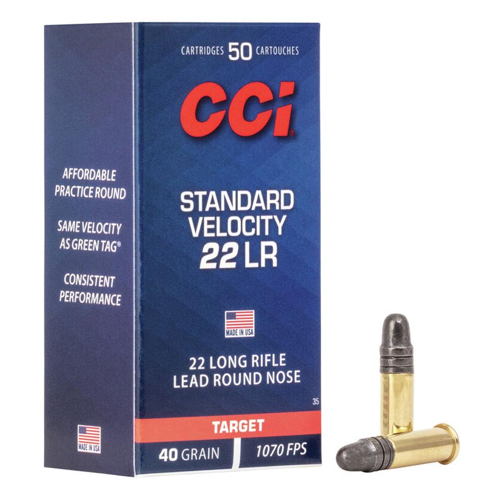 CCI 22 LR Standard Velocity 5000 Case Pack Ammo