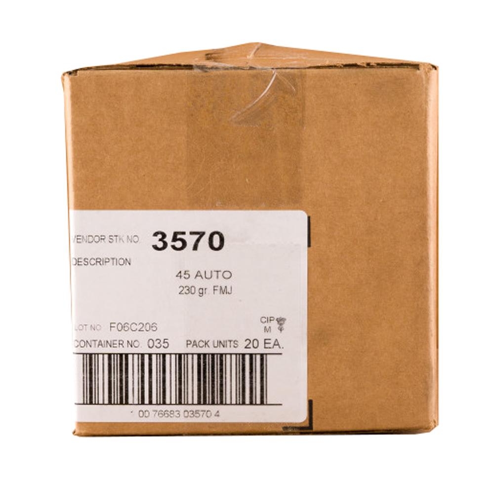 CCI Blazer .45 ACP Ammo - 230 gr FMJ, 1000 Rounds view 2