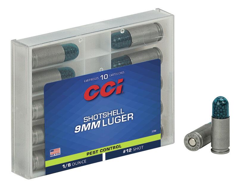 CCI 9mm Shotshell #12 – Reliable Pest Control Load, #12 Shot, 900 fps, 10 Rounds 2 CCI 9mm Shotshell #12 – Reliable Pest Control Load, #12 Shot, 900 fps, 10 Rounds - Image 2