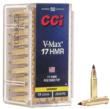  Rimfire Ammunition .17 HMR 17 Gr VMax 2550 Fps 2000/ct Case (40-50/ct Boxes) Ammo