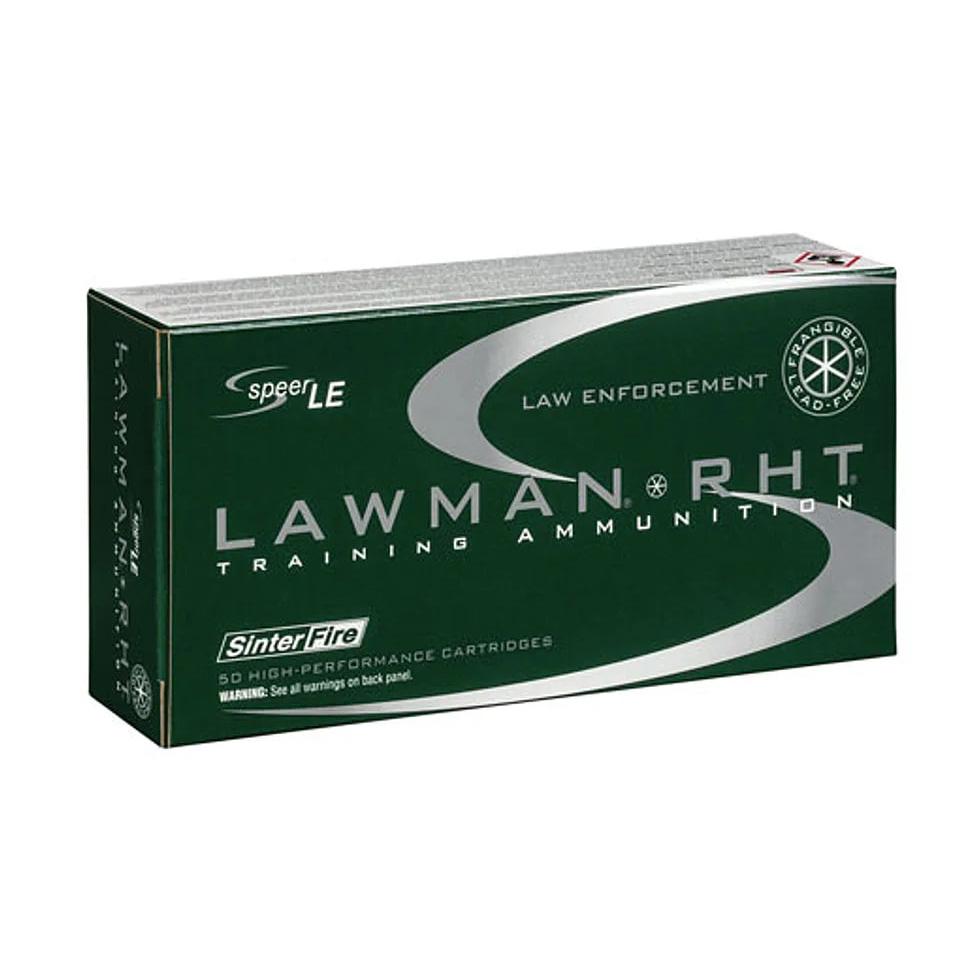 Speer 53367 Lawman 9mm 100gr Frangible RHT Ammo 50 Rounds