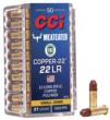 CCI Copper-22 Rimfire Ammunition .22 LR 21 gr CHP