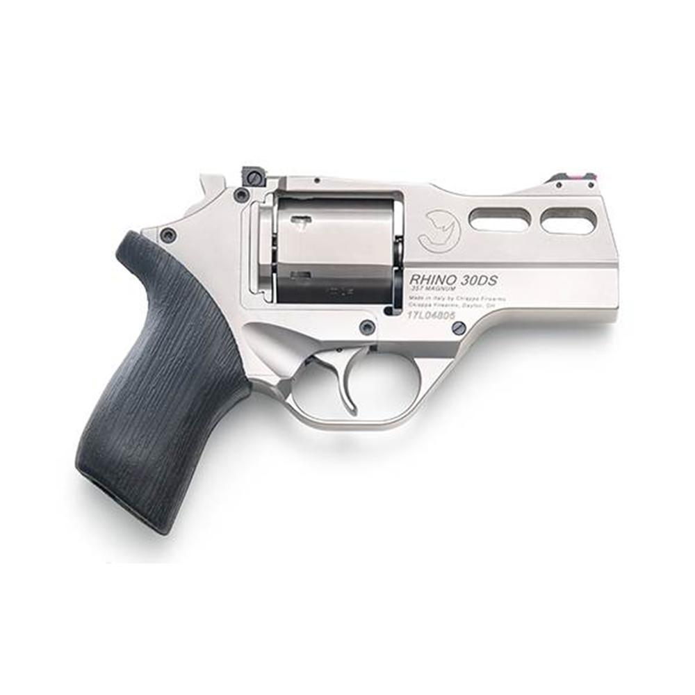 Rhino Revolver 30DS .357 Mag Chrome with 3 moon clips 6 rounds ...