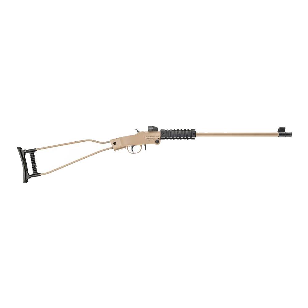 Chiappa LITTLE BADGER RIFLE CERAKOTE Desert Sand 16.5in BBL 1/2x28 Threaded .22 LR