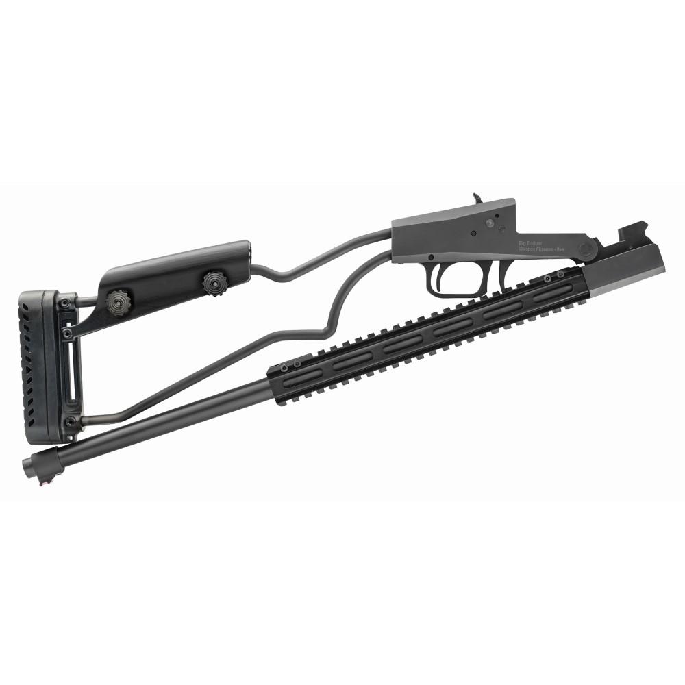 Chiappa Big Badger Folding Shotgun .410 3" Chamber Single Shot 20" 1/2x28 Threaded Barrel Black .410 Bore