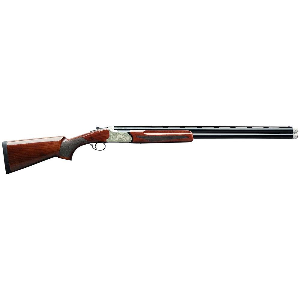 Chiappa Firearms USA Charles Daly 202A Shotgun 20ga 2rd 26" Barrel Silver Engraved and Walnut Compact Stock