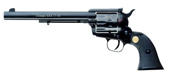 Chiappa SAA 1873 Handgun .17HMR 10rd Capacity 7.5" Barrel Blued Black Plas-img-1