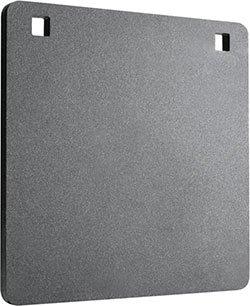 Champion 44905 Center Mass 8" AR500 Steel Square Gong 3/8" Thick Gray