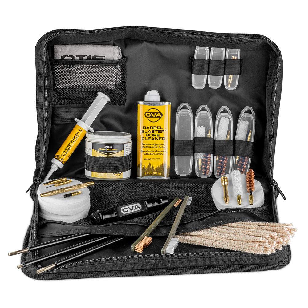 CVA AA1723 Deluxe Muzzleloading Cleaning Set with Rotating Handle Rod