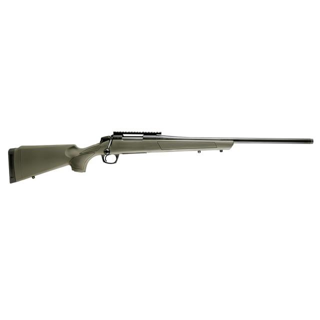 CVA Cascade Rifle 7 PRC 2rd Capacity 24" Threaded Cerakote Black Barrel OD Green Stock 0 MOA Pic Rail 7mm PRC