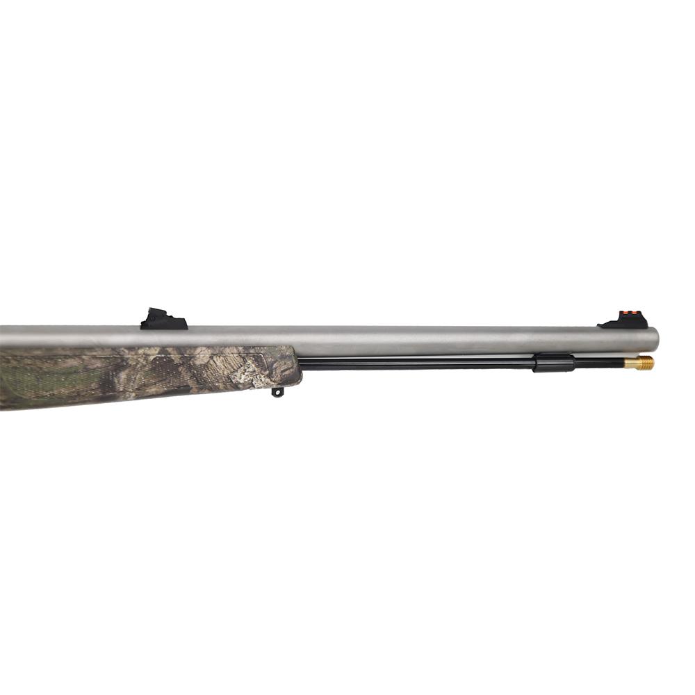 CVA Wolf Muzzleloader Rifle .50 Cal Single Shot 24" Barrel Stainless Steel Realtree APX Fiber Optic Sights .50 Caliber