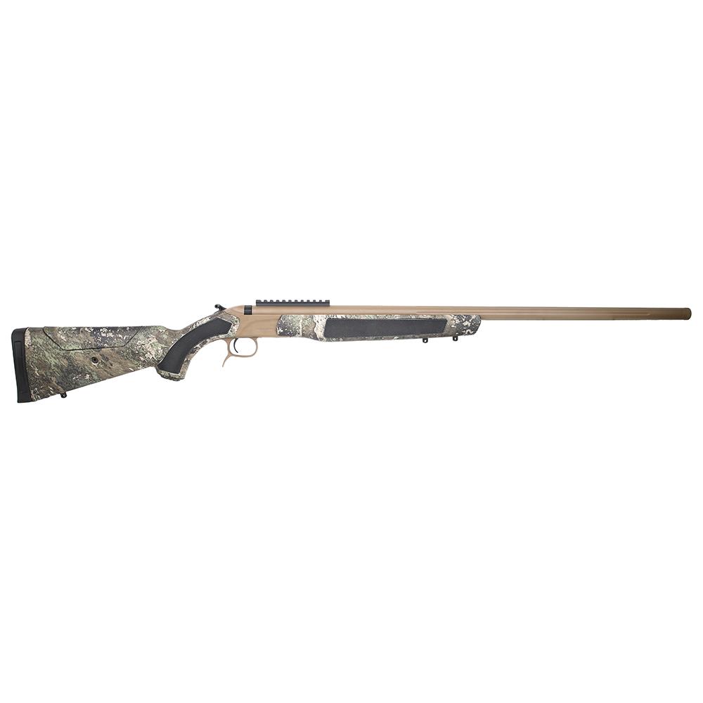 CVA Accura LR-X Muzzleloader Rifle .45 cal 30" 3/4x20 Threaded Barrel FDE Nitride TrueTimber Strata Pic Rail &…