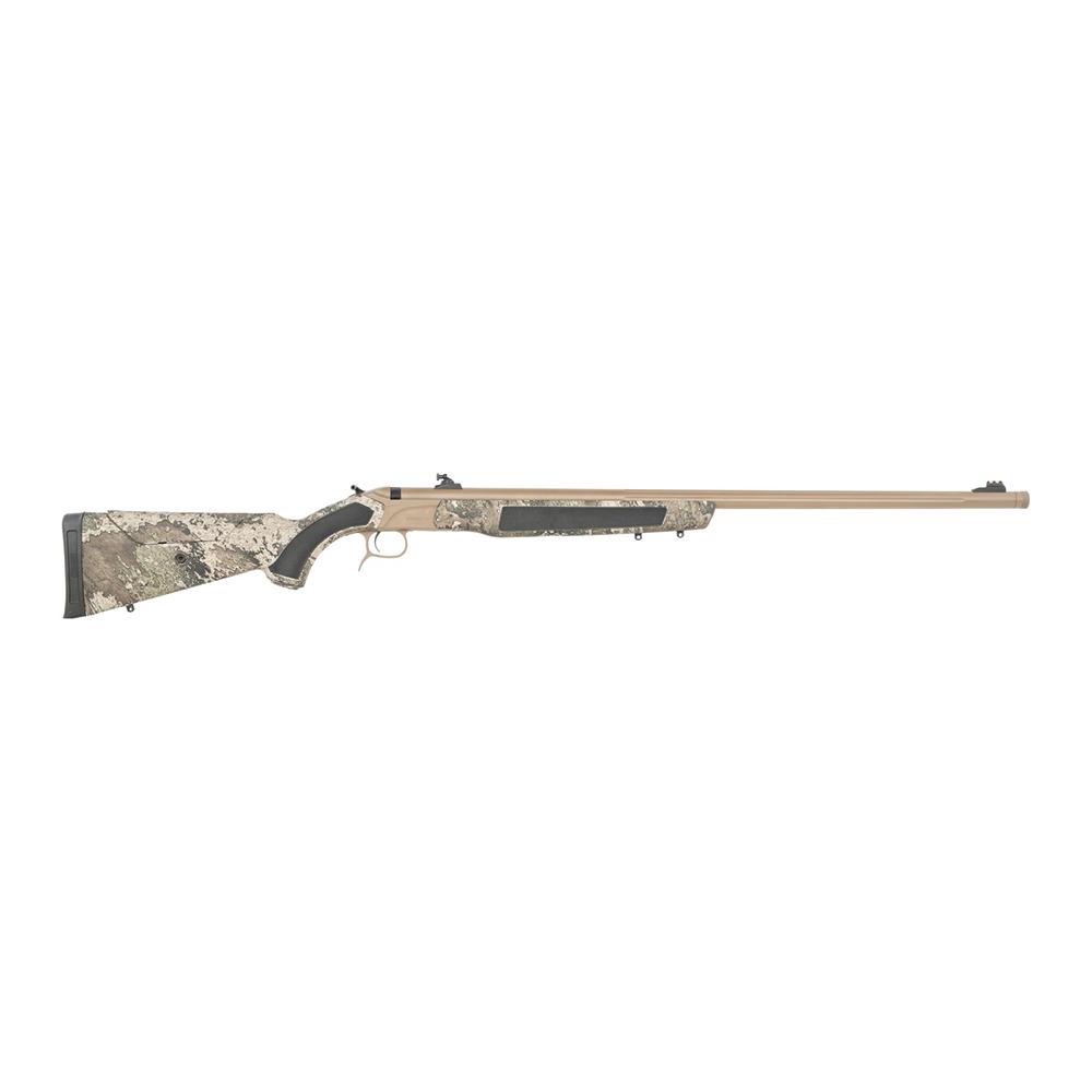 CVA Accura LR-X Muzzleloader Rifle .50 cal 30" 3/4x20 Threaded Barrel FDE Nitride TrueTimber Strata Williams Peep…