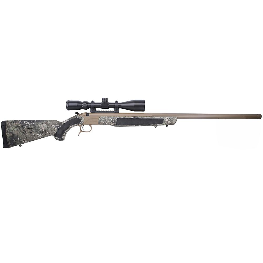 CVA Accura LR-X Muzzleloader Rifle .50 cal 30" 3/4x20 Threaded Barrel FDE Nitride TrueTimber Strata KonusPro…