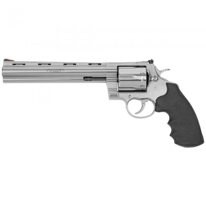 Colt Anaconda Handgun .44 Rem Mag 6rd Capacity 8" Barrel Stainless Frame Black Grips .44 Mag