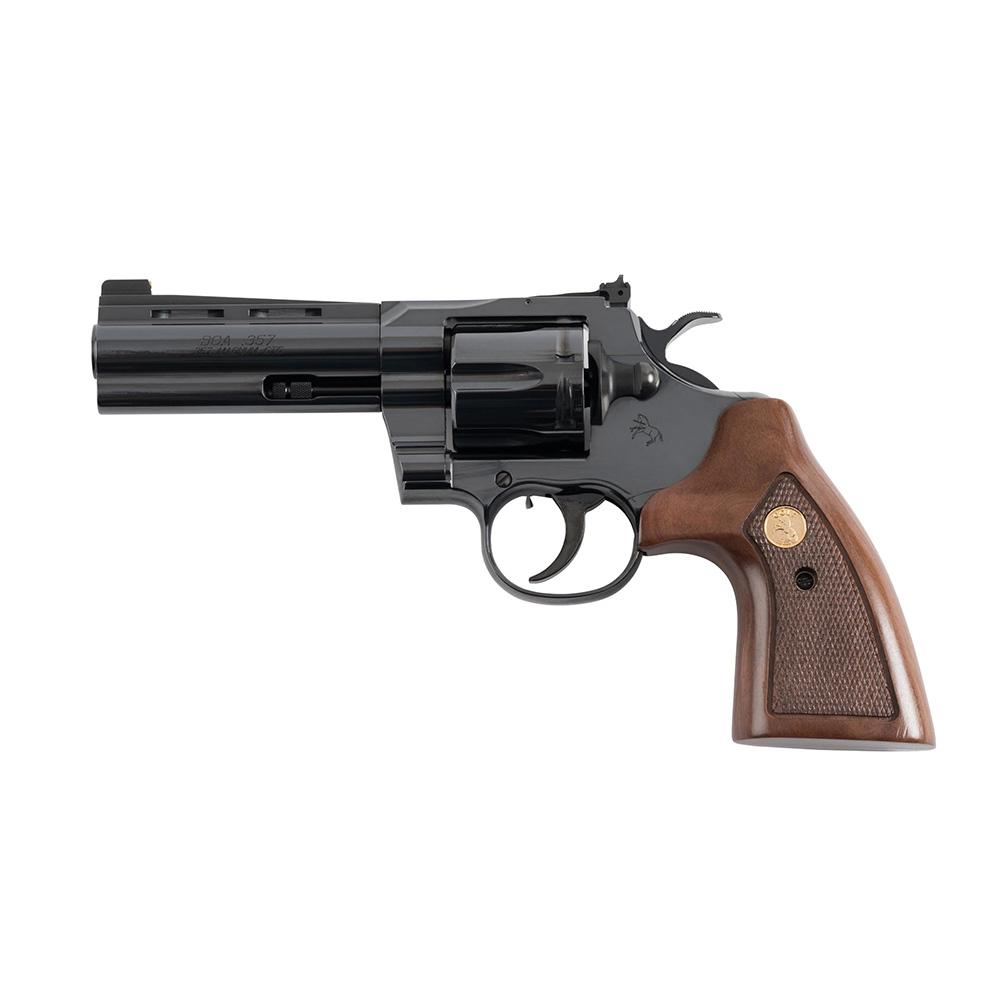 Colt BOA Handgun .357 MAG 6RD Capacity 4" Blued Barrel/Frame Rosewood Grip Brass Bead Front Sight