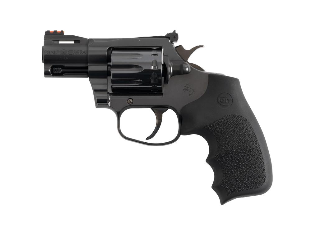 Colt King Cobra Handgun .22 LR 10rd Capacity 2" Barrel Blued Finish Hogue Grip