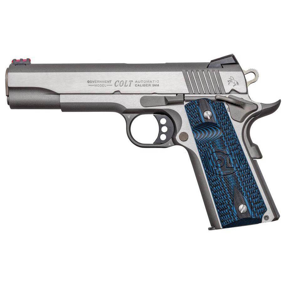 Colt Government Competition Handgun .45 Auto 7rd Magazine 5" Barrel Stainless Finish Fiber Sight .45 ACP