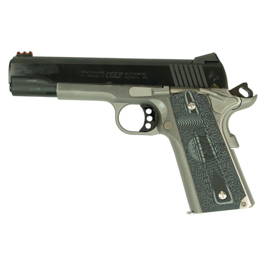 Colt 1911 Series 70 Two-Tone Competition Handgun 45 Auto 8rd Magazine 5" Barrel G10 Grips .45 ACP