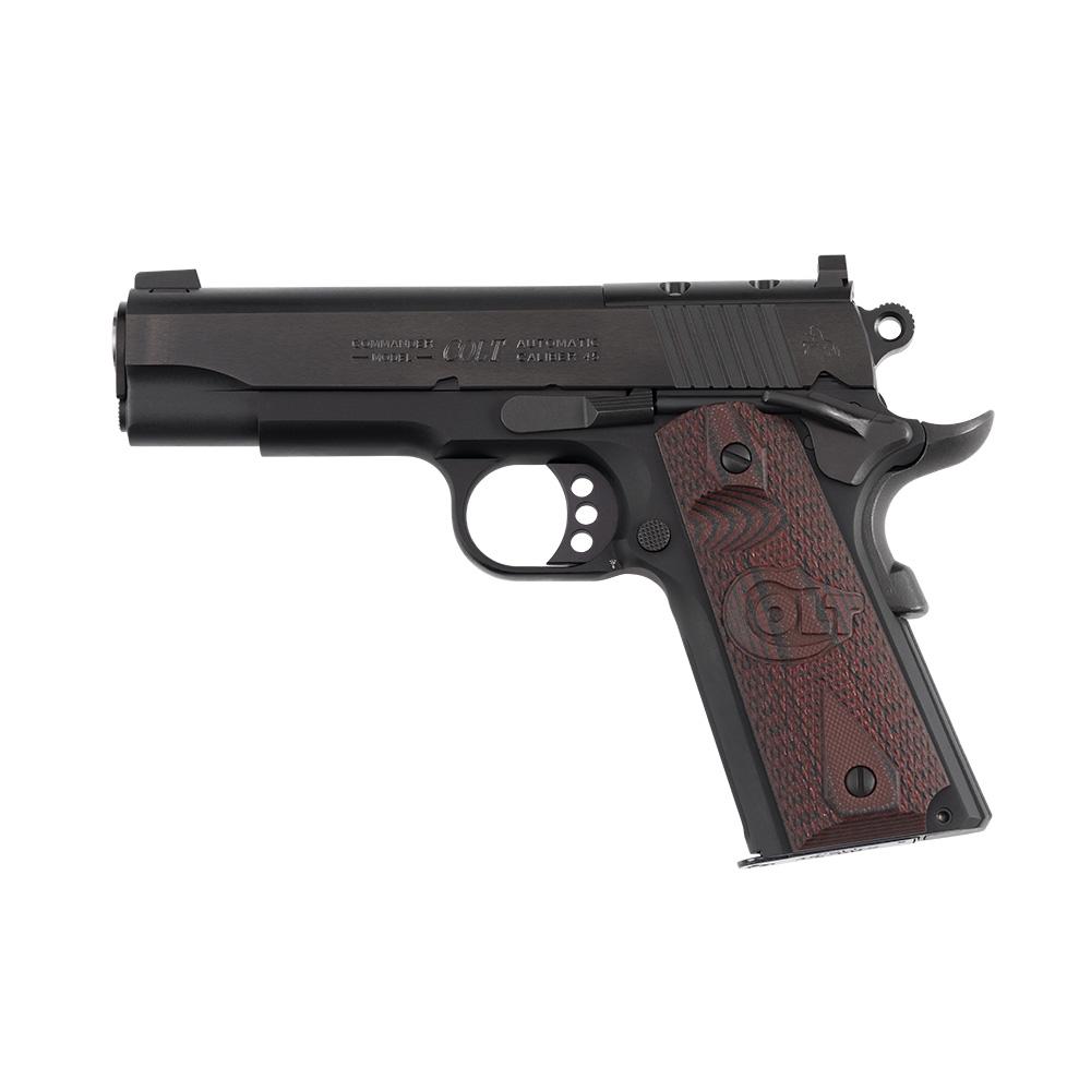 Colt Optic Ready Lightweight Commander Handgun .45 ACP 8rd Magazine 4.25" Barrel Black with G10 Black Cherry Grips