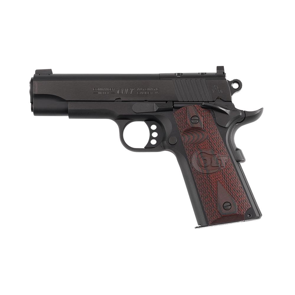 Colt Optic Ready Combat Commander Handgun .45 ACP 8rd Magazine 4.25" Black with G10 Black Cherry Grips