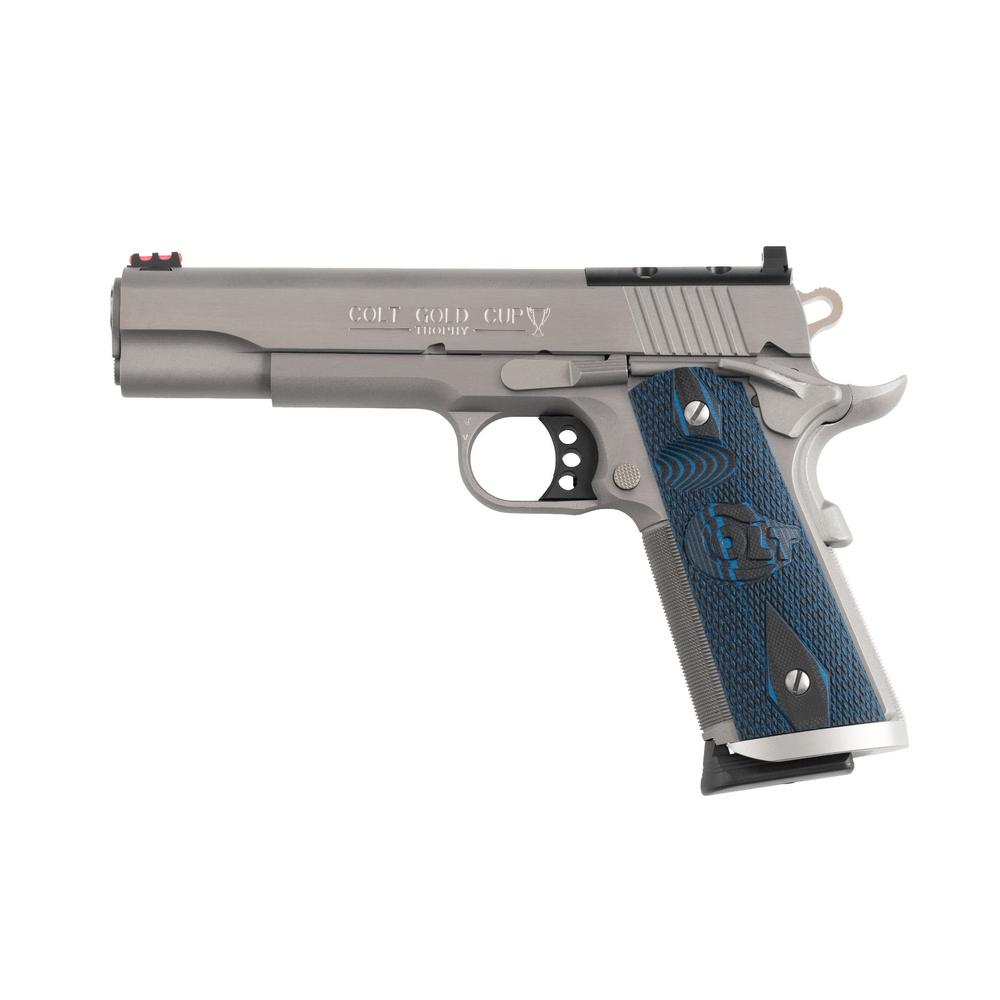 Colt Gold Cup Trophy Handgun .45 Auto 8rd Magazine 5" Barrel Stainless G10 Grips Optic Ready .45 ACP