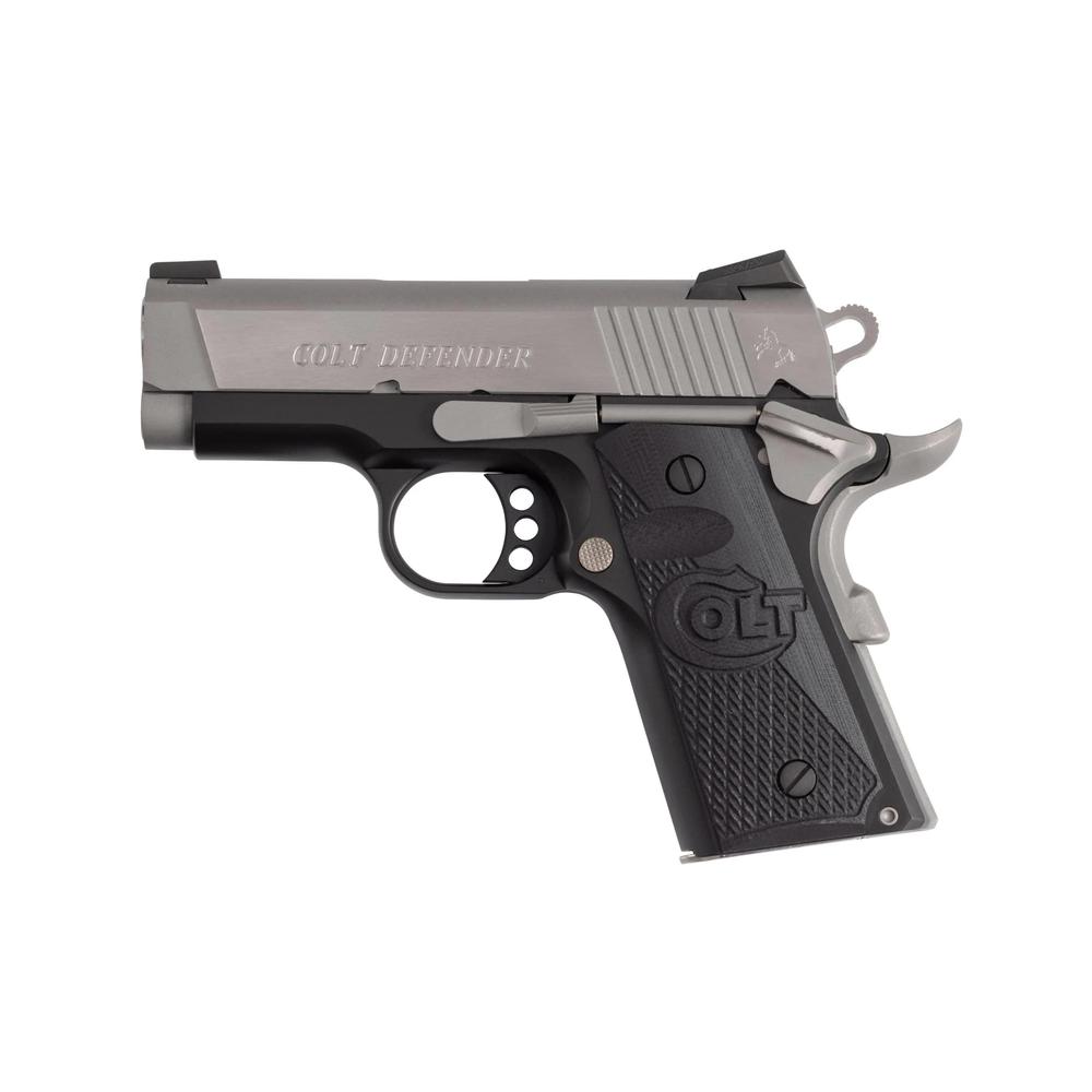 Colt Defender Handgun .45 Auto 7rd Magazine 3" Barrel Cerakote/Stainless Finish .45 ACP