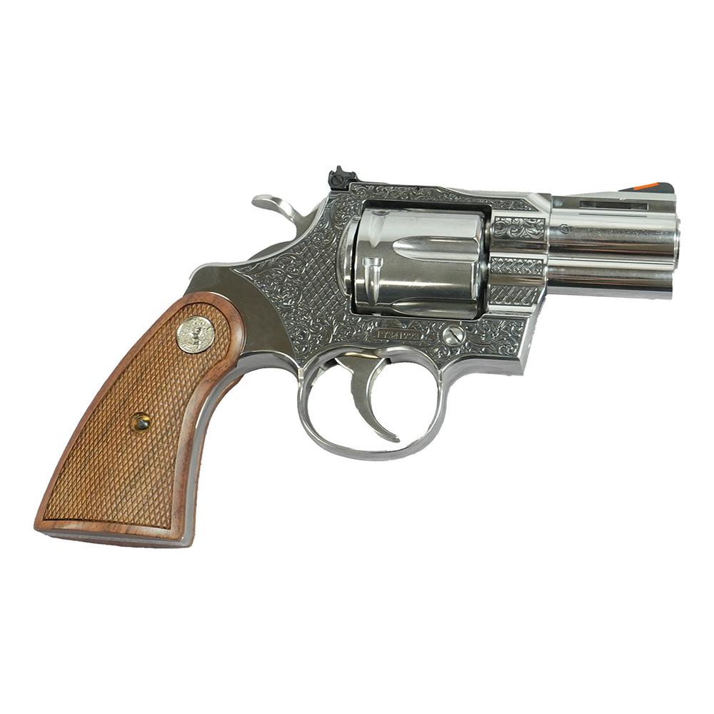 Colt Python Handgun .357 Mag 6rd Capacity 2.5in. Barrel Historic Wood ...