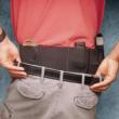 #60 BLK BELLY BAND LG 36-42