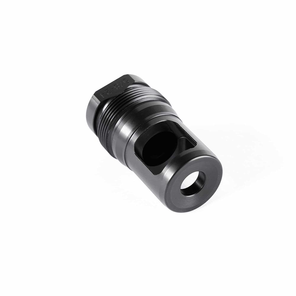 Dead Air DA154 XEMAX Muzzle Brake Black M18X1.5 Threads 338 Lapua Mag - Dead Air - XEMAX