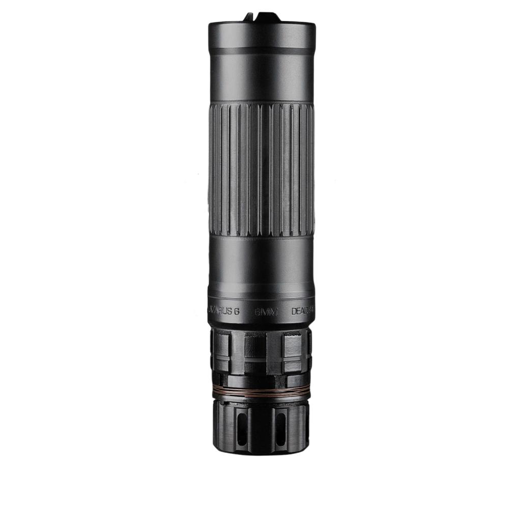 Dead Air Lazarus 6 Xeno 3 Prong Suppressor 6mm 1/2-28 Thread Black 5.56mm | 6mm