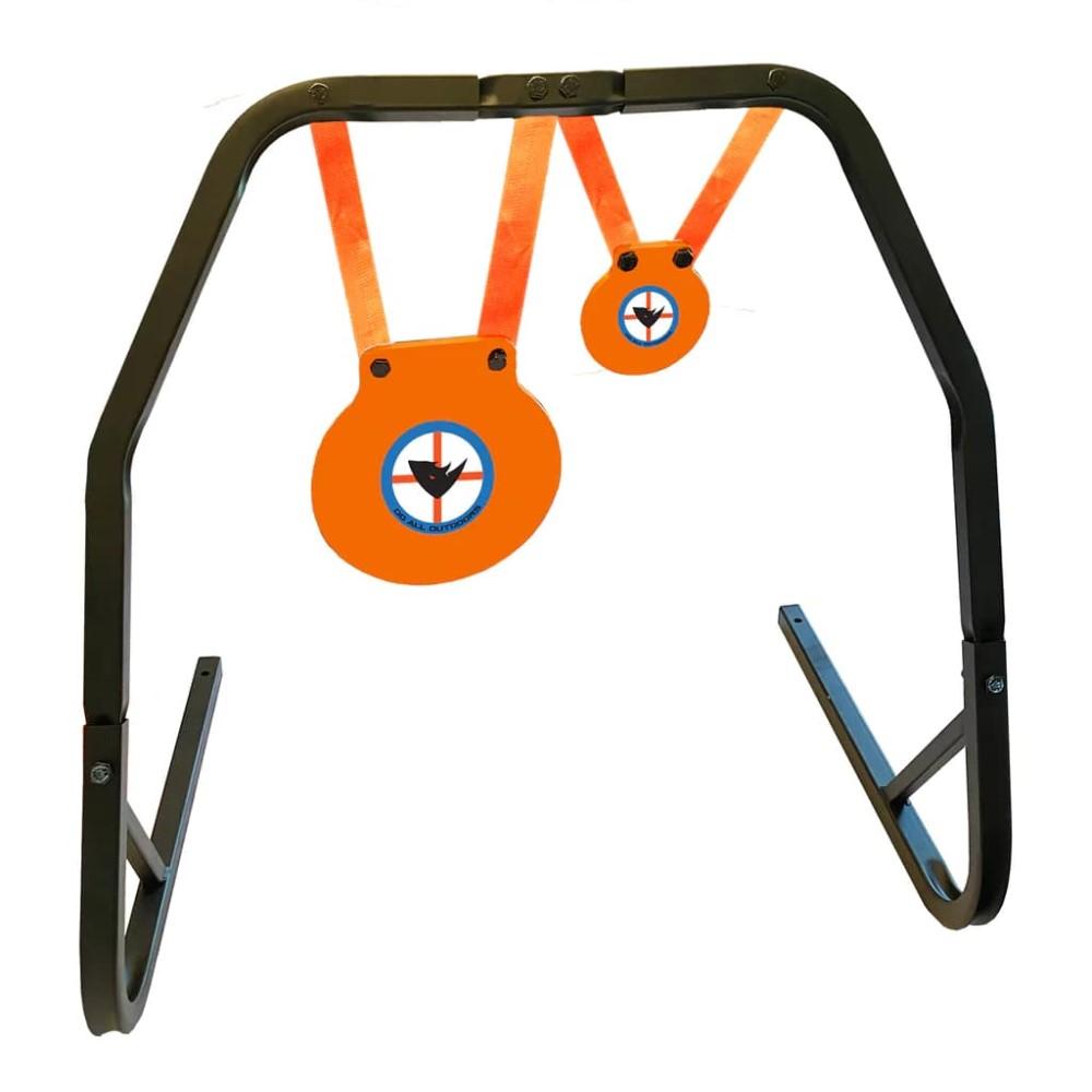 Do All Outdoors Dual High Cal Steel Gong w/ Stand-img-0