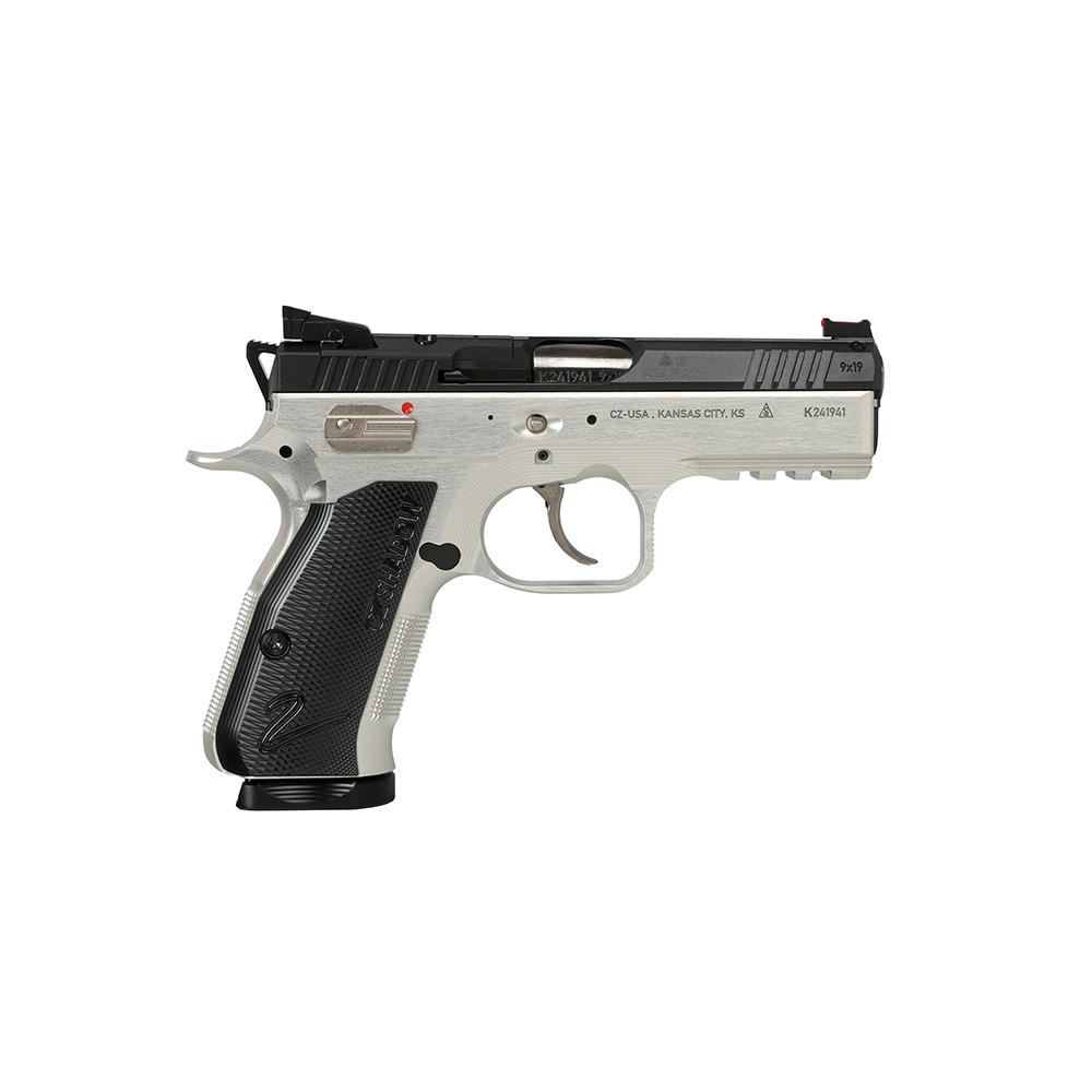 Cz-Usa Firearms CZ Shadow 2 Compact Two-Tone Handgun 9mm Luger 15rd Magazines(2) 4" Barrel Clear Anodized…